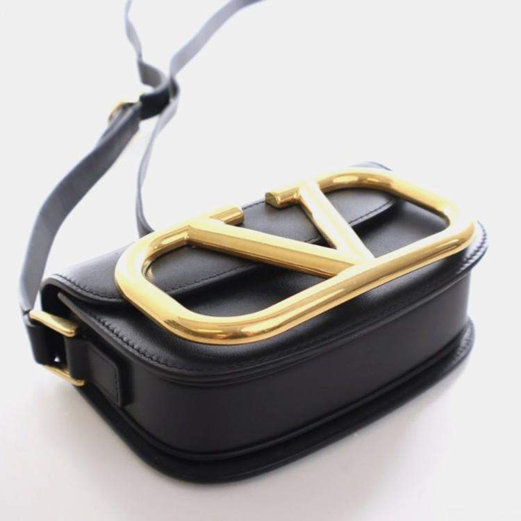 Pre Owned Valentino Small Calfskin Loco Shoulder Bag