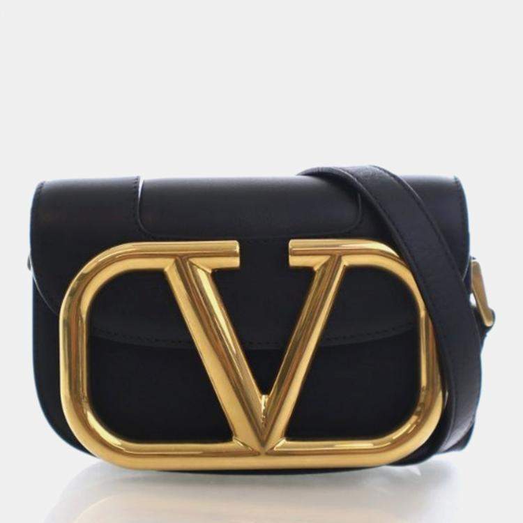Pre Owned Valentino Small Calfskin Loco Shoulder Bag