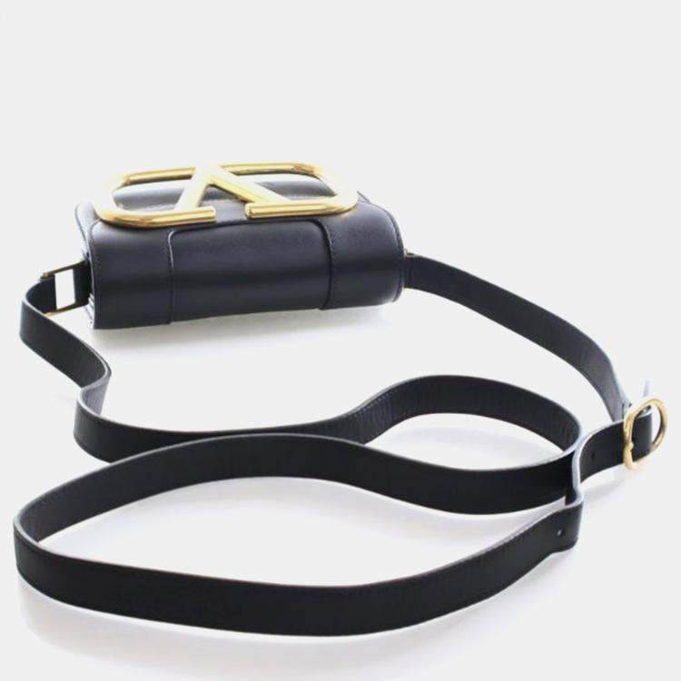 Pre Owned Valentino Small Calfskin Loco Shoulder Bag