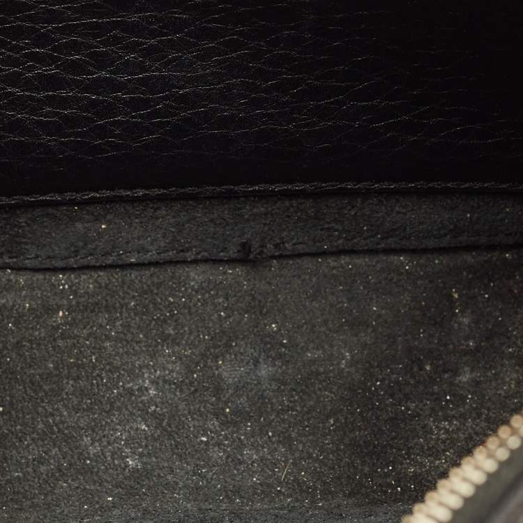 Pre Owned Valentino Black Leather Rockstud Crossbody Bag