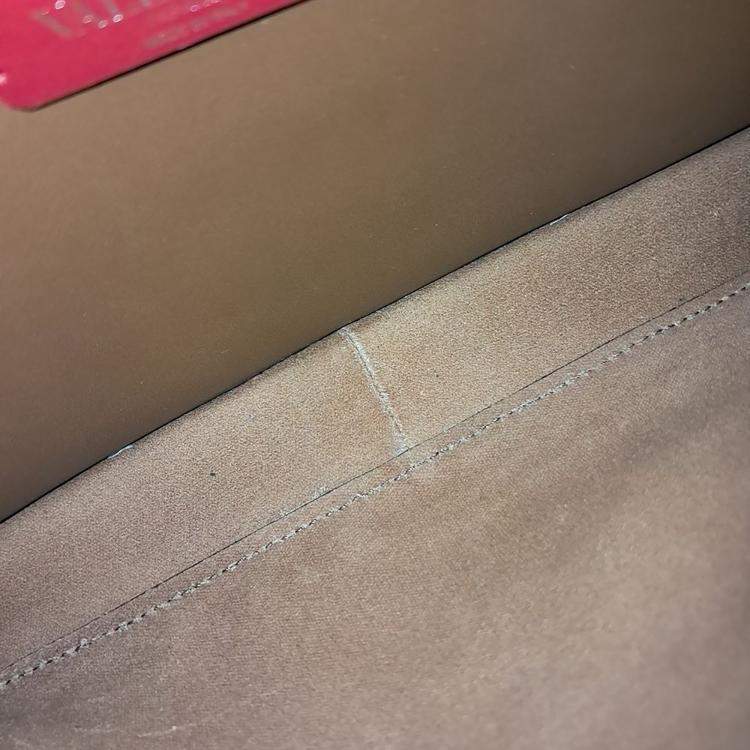 Pre Owned Valentino Brown Leather Belt Bag