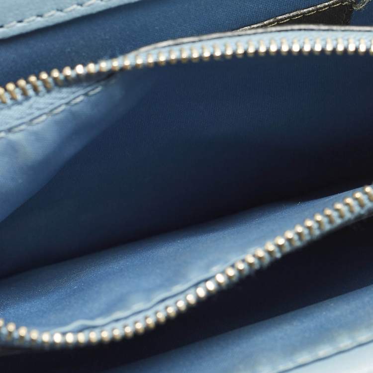 مملوكة مسبقًا حقيبة كلتش فالنتينو روكستد جلد أسود سلسلة