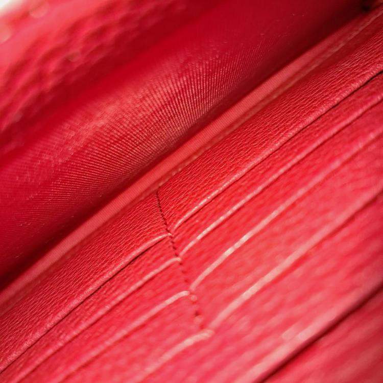 Pre Owned Valentino Red Leather Rockstud Crossbody Bag