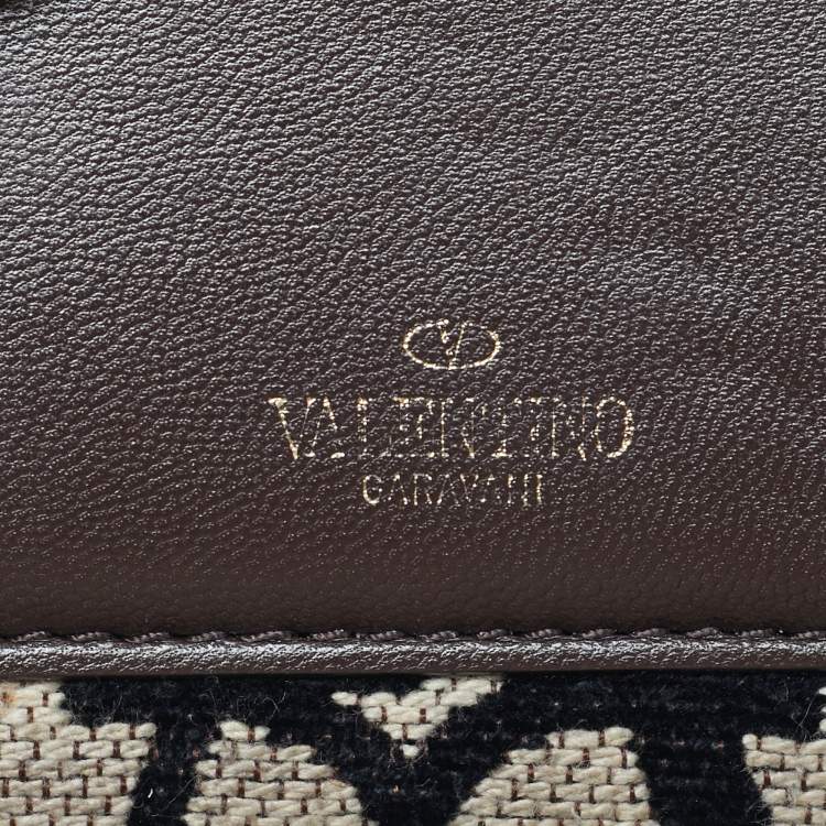 Pre Owned Valentino Locò Small Tricolor Toile Iconographe Bag