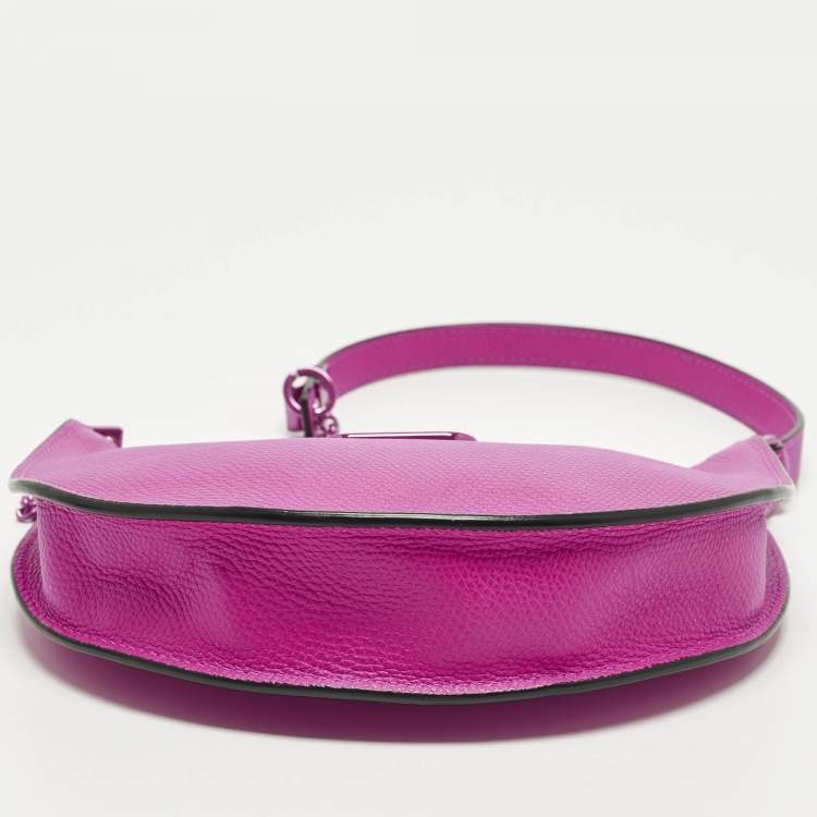 Pre Owned Valentino VLogo Mini Pink Leather Hobo