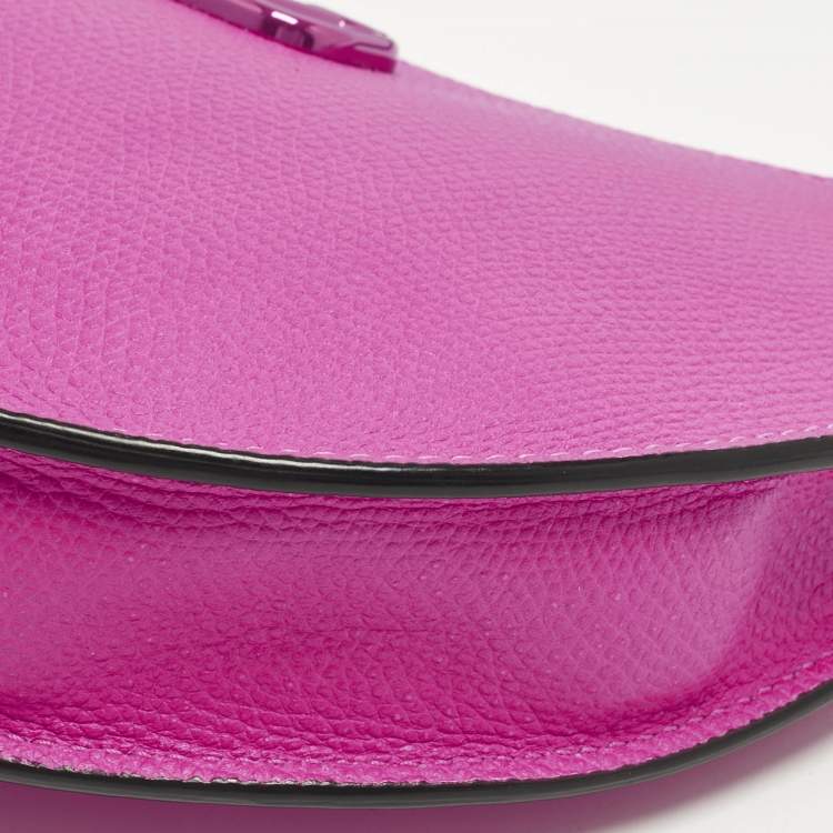 Pre Owned Valentino VLogo Mini Pink Leather Hobo