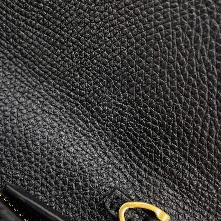 Pre Owned Valentino Garavani V Logo Signature Chain Wallet Black Calf Leather