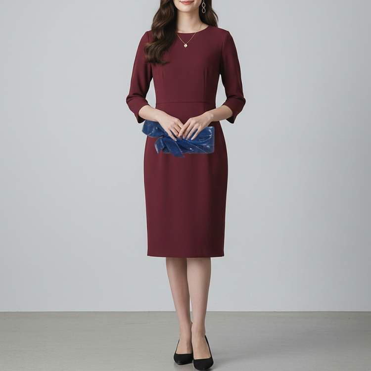 Pre Owned Valentino Bow Blue Python Clutch