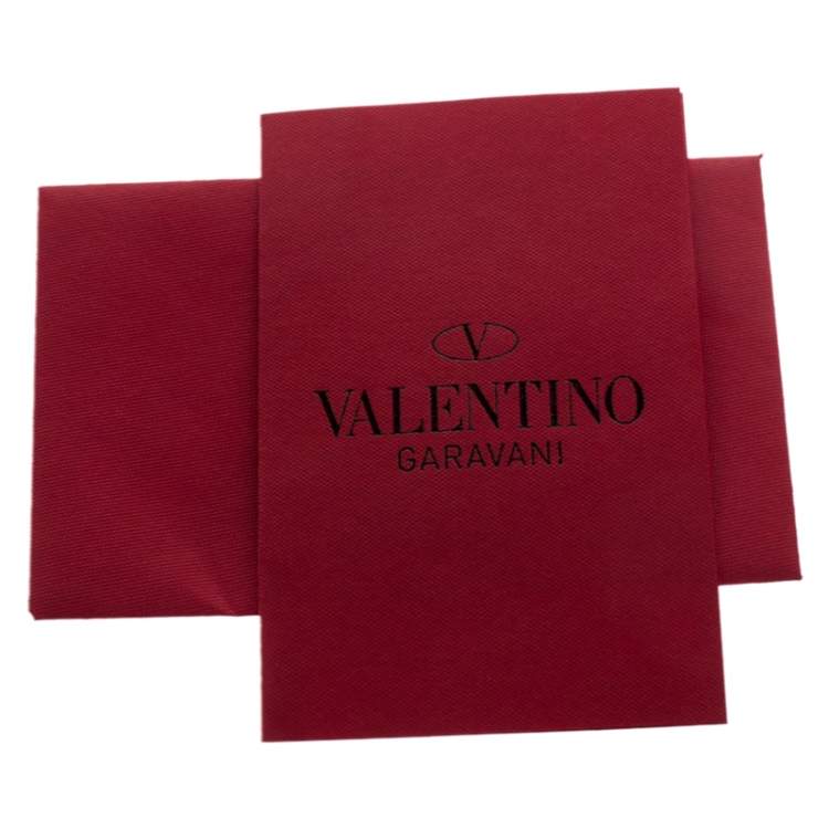 Pre Owned Valentino Dark Beige Leather Bow Top Handle Bag
