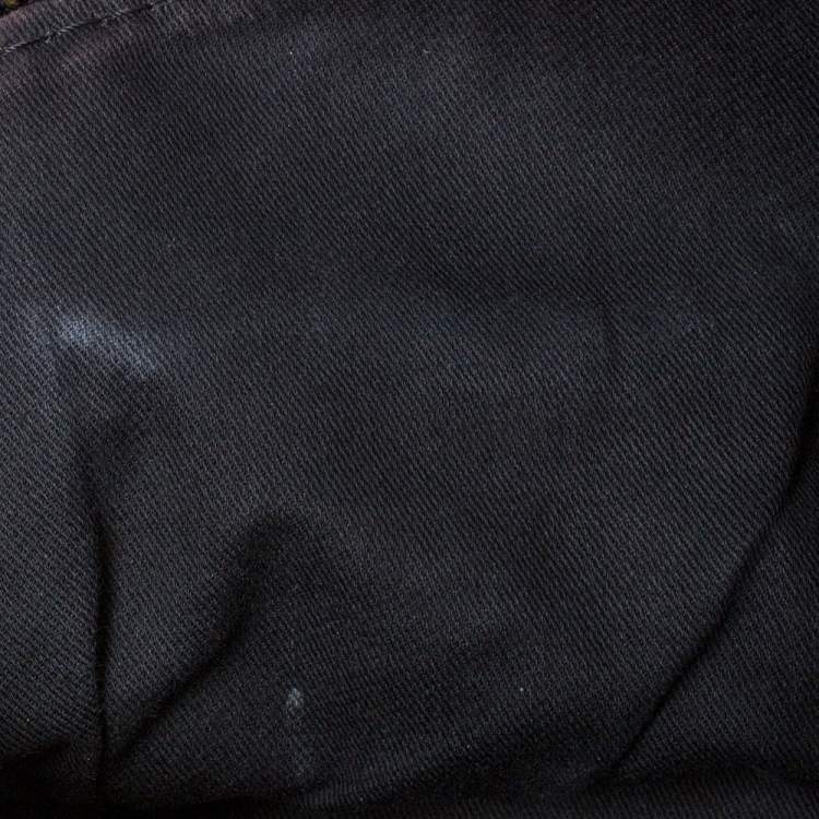 Pre Owned Valentino Dark Burgundy Leather Triple Zip Satchel