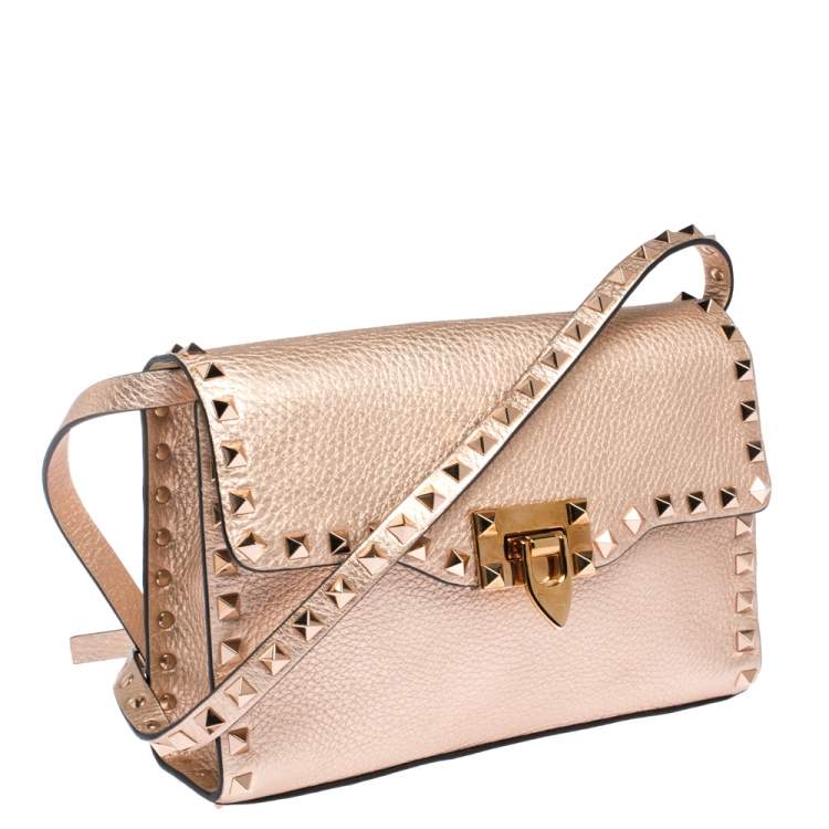 rose gold valentino bag