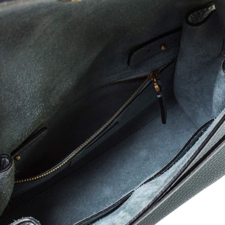 Pre Owned Valentino Light Blue Leather My Rockstud Top Handle Bag