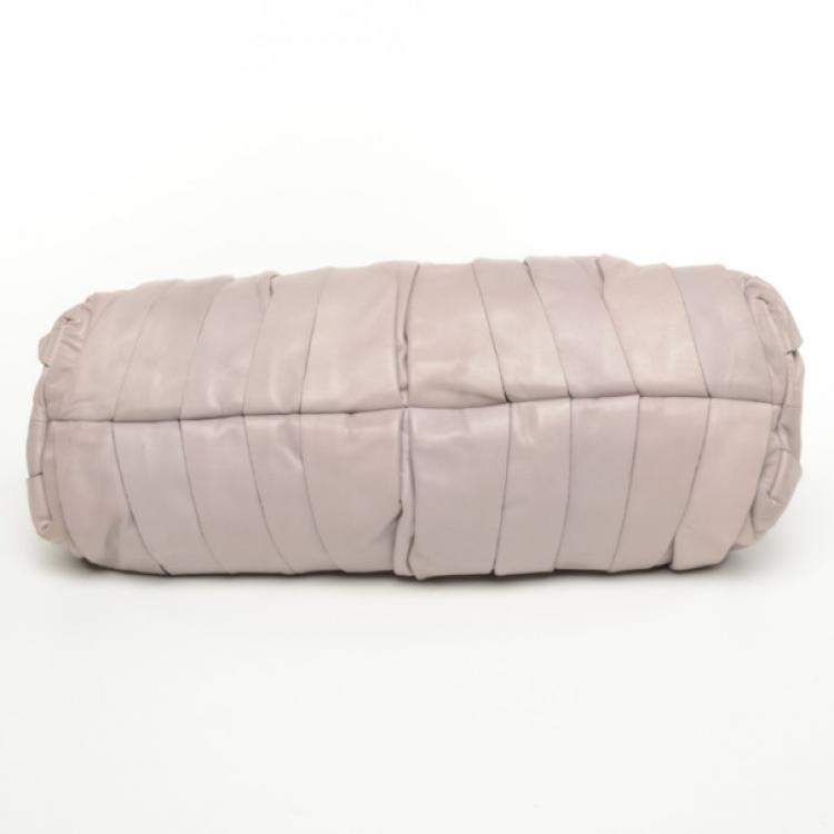 Pre Owned Valentino Vertical Pleated Handbag