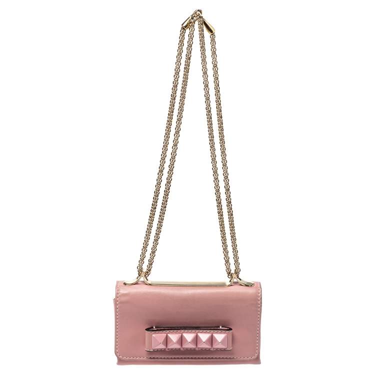 Valentino Pink Mini Va Voom Chain Shoulder Bag Valentino TLC