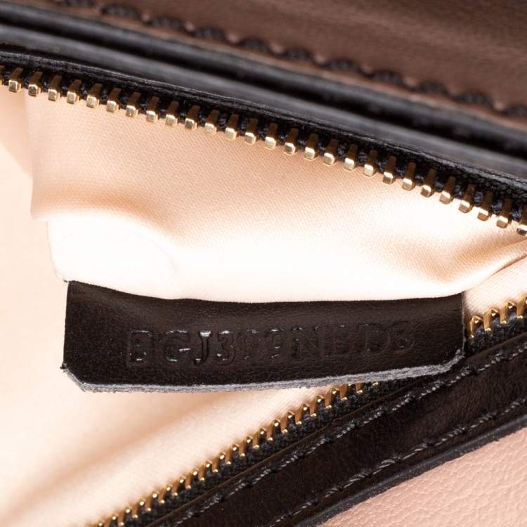 Pre Owned Valentino Black Leather Rockstud Wristlet Clutch