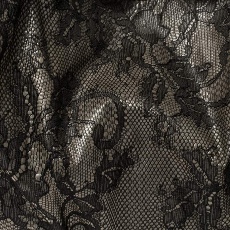 مملوكة مسبقًا Valentino Black Day Lace Large Nuage Bow Hobo