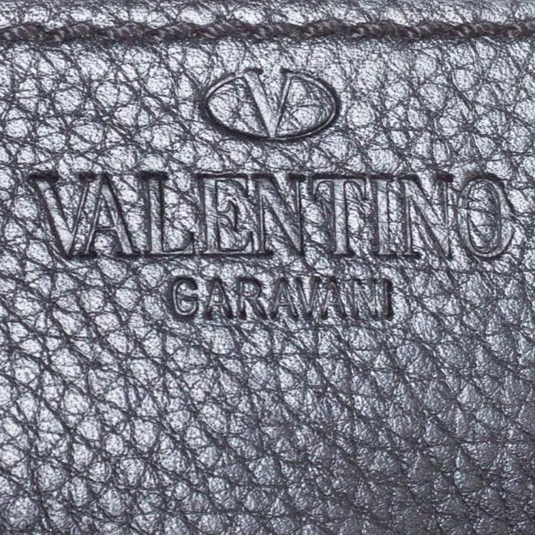 Pre Owned Valentino Black Leather Large Joylock Top Handle Bag