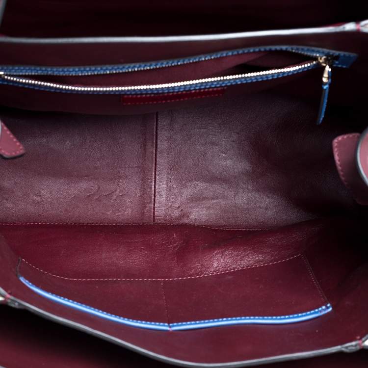 Pre Owned Valentino Tricolor Leather Mime Bag