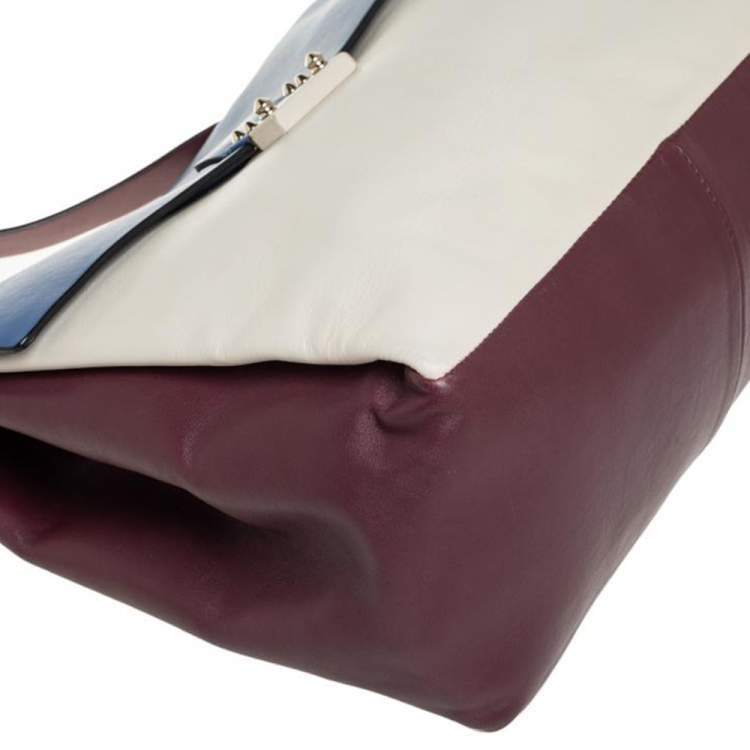 Pre Owned Valentino Tricolor Leather Mime Bag