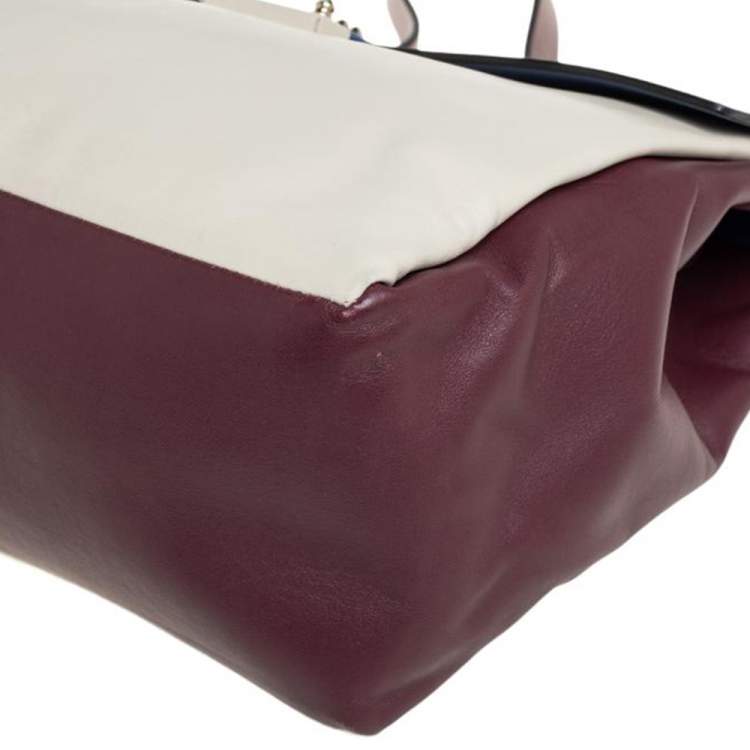 Pre Owned Valentino Tricolor Leather Mime Bag