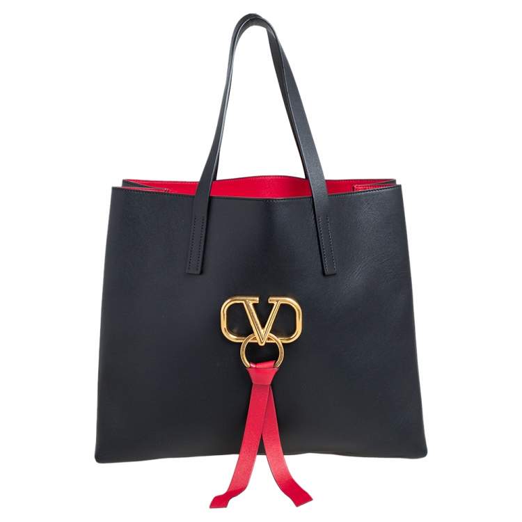 Valentino Vring Red Tote Bag