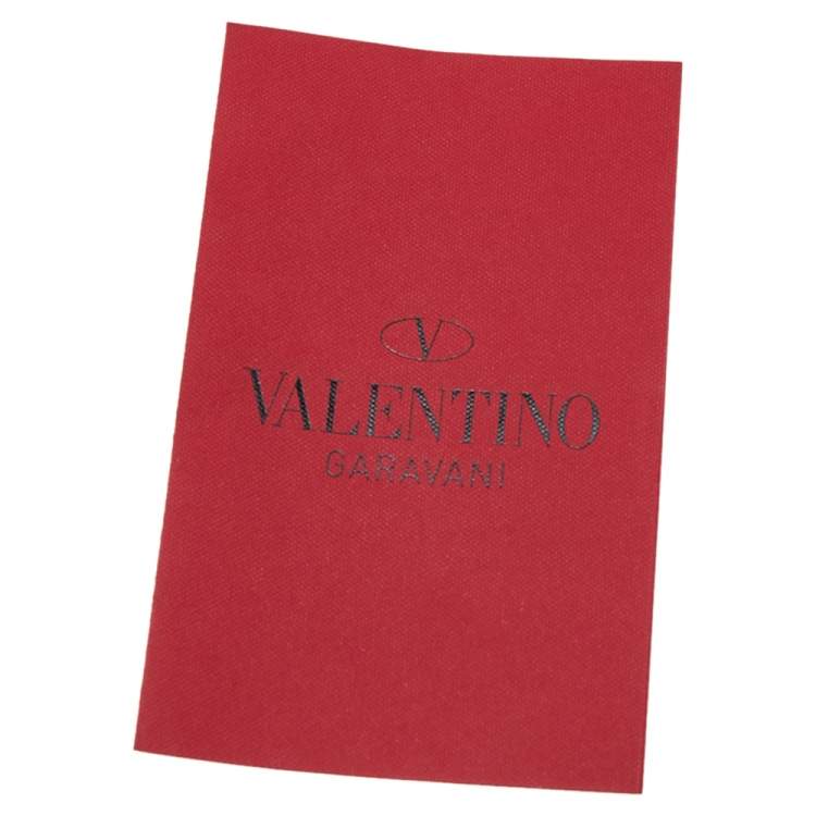 Pre Owned Valentino Black Patent Leather Shoulder Bag