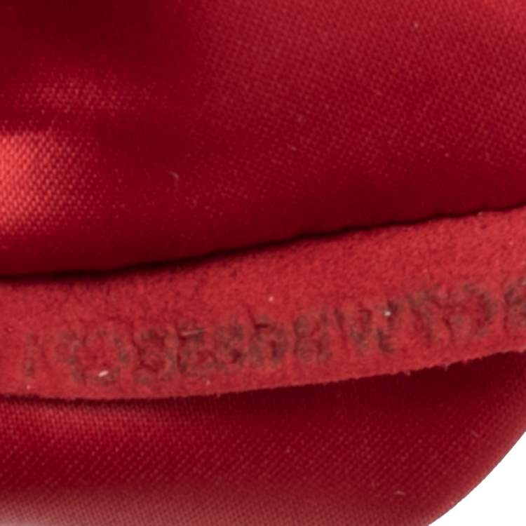 Pre Owned Valentino Red Quilted Leather Large Hobo