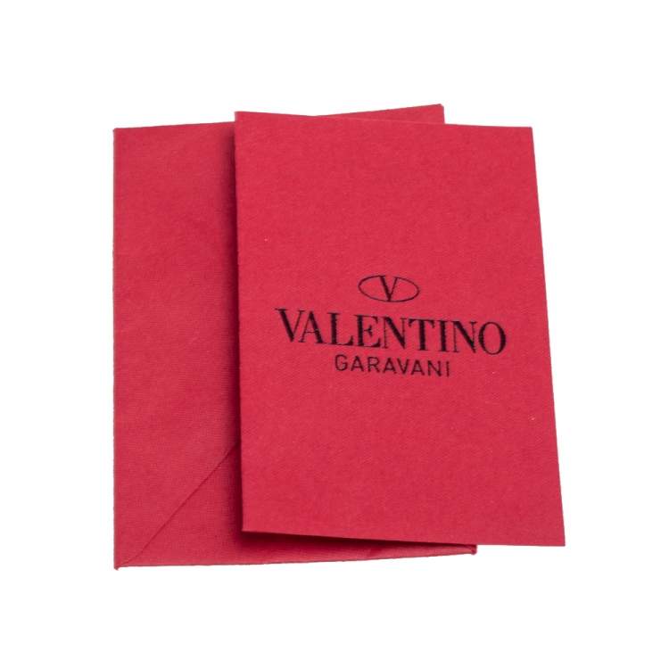 Pre Owned Valentino Multicolor Leather Rockstud Va Va Voom Chain Clutch