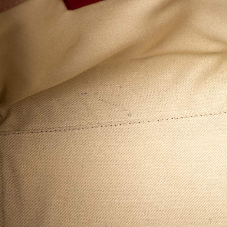 Pre Owned Valentino Beige Leather Rockstud Trapeze Tote