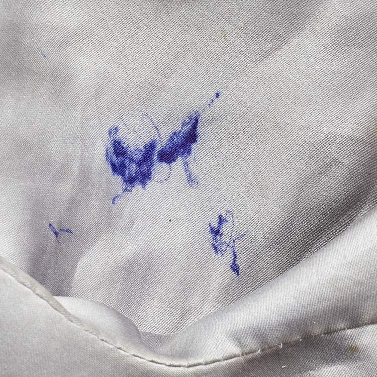 Pre Owned Valentino Black Ruffle Leather Hobo