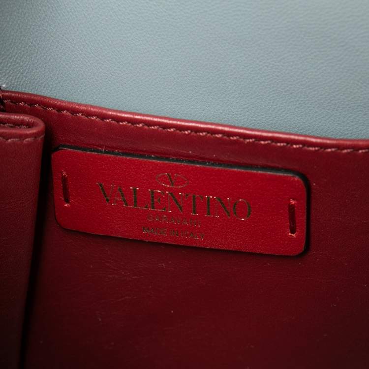 مملوكة مسبقًا Valentino Red Leather Joylock Shoulder Bag