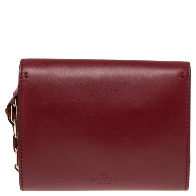مملوكة مسبقًا Valentino Red Leather Joylock Shoulder Bag