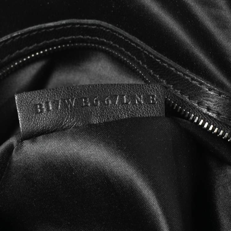 Pre Owned Valentino Black Lace and Leather Boston Bag