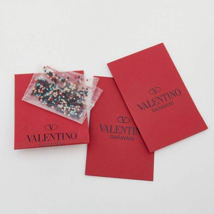 مملوكة مسبقًا Valentino Red Leather My Rockstud Top Handle Bag
