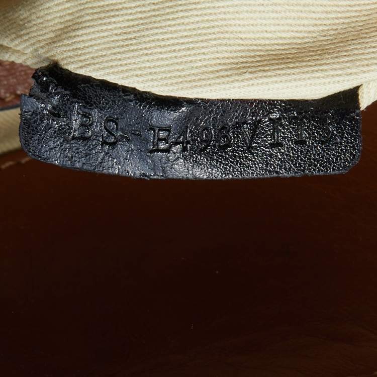 Pre Owned Valentino Brown Leather Va Va Voom Tote