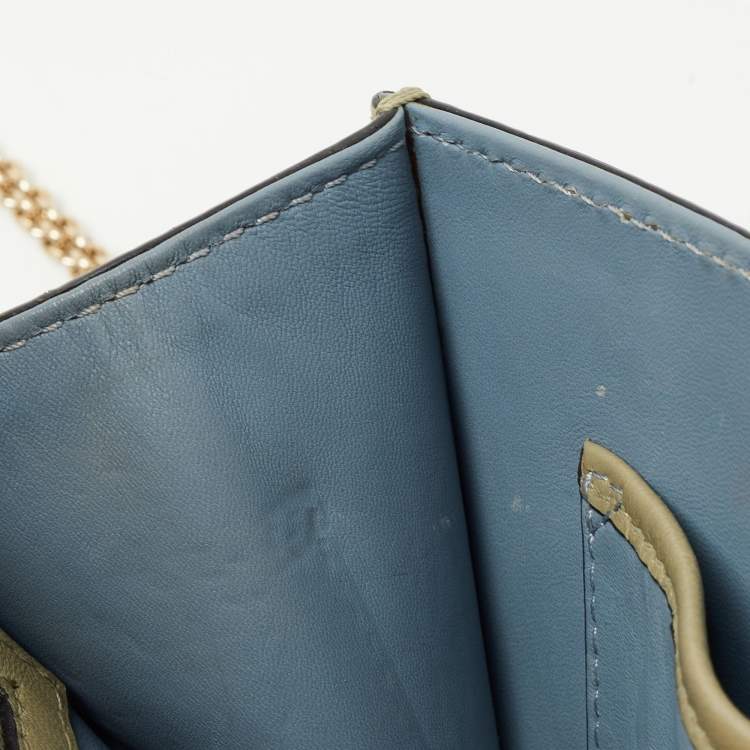 Pre Owned Valentino Multicolor Leather Small Floral Embellished Rockstud Glam Lock Flap Bag
