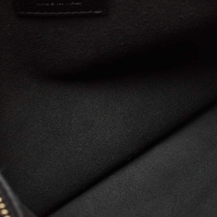Pre Owned Valentino Black Leather Rockstud Clutch