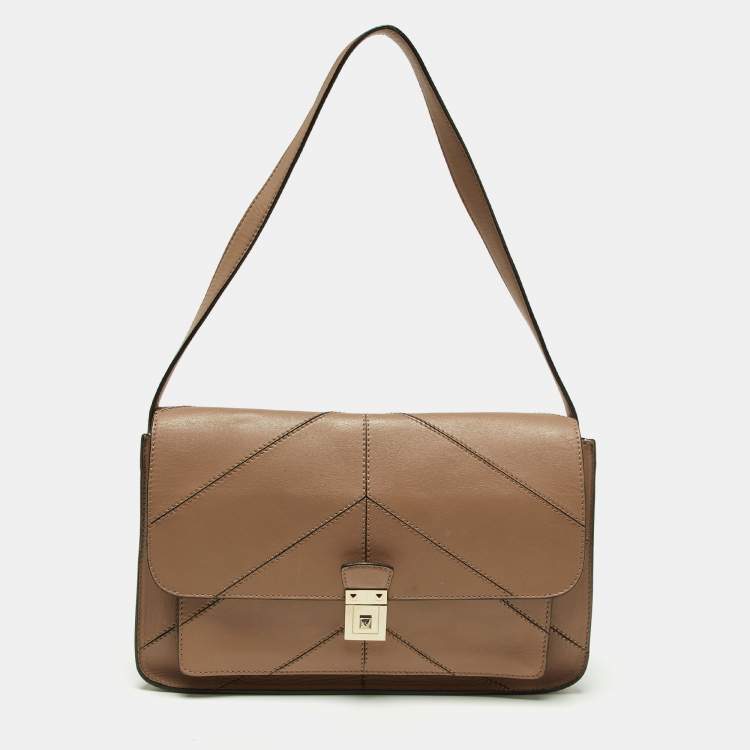 Valentino Beige Quilted Leather Flap Shoulder Bag Valentino | The ...