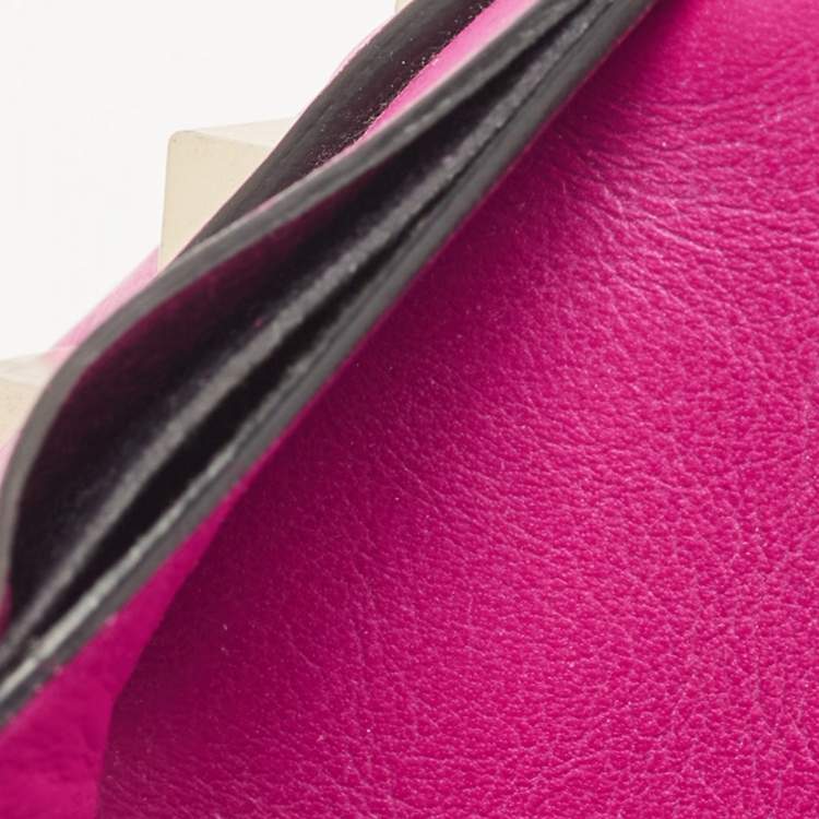 Pre Owned Valentino Pink Leather Mini Rockstud Backpack