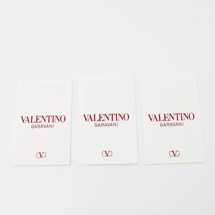 Pre Owned Valentino Purple Ostrich Leather VSling Wallet on Chain