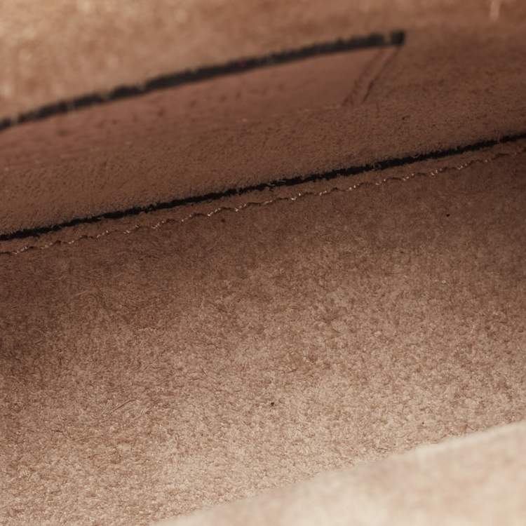 Pre Owned Valentino Beige Leather My Rockstud Top Handle Bag