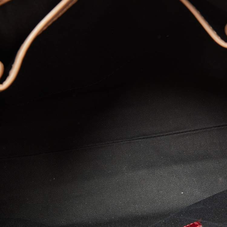 Pre Owned Valentino Beige Python and Leather Aphrodite Bow Bag