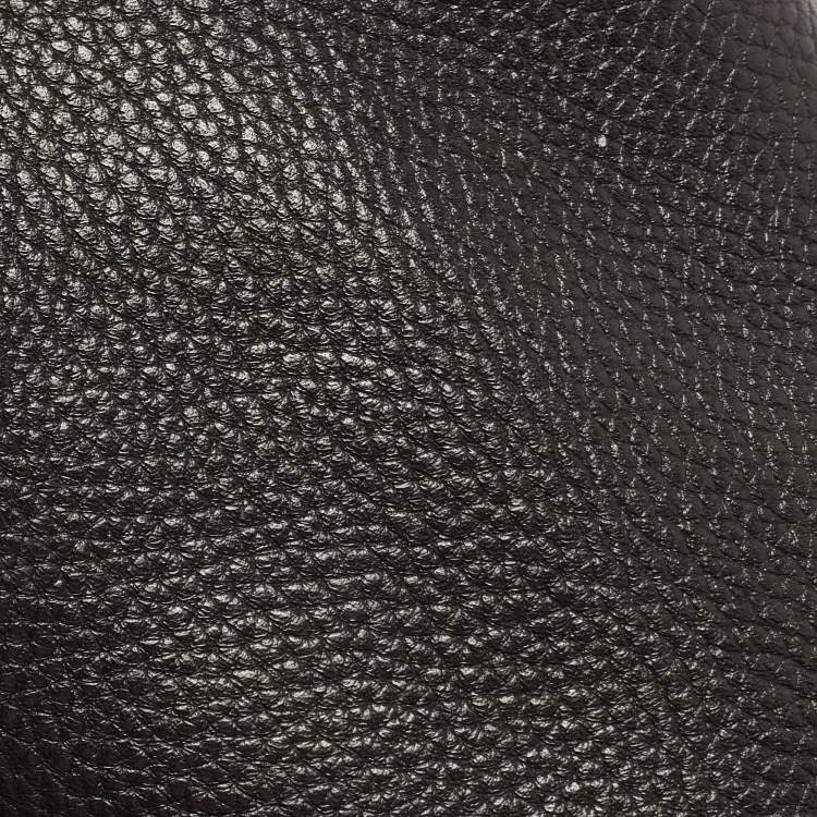 Pre Owned Valentino Black Leather Small Rockstud Trapeze Tote