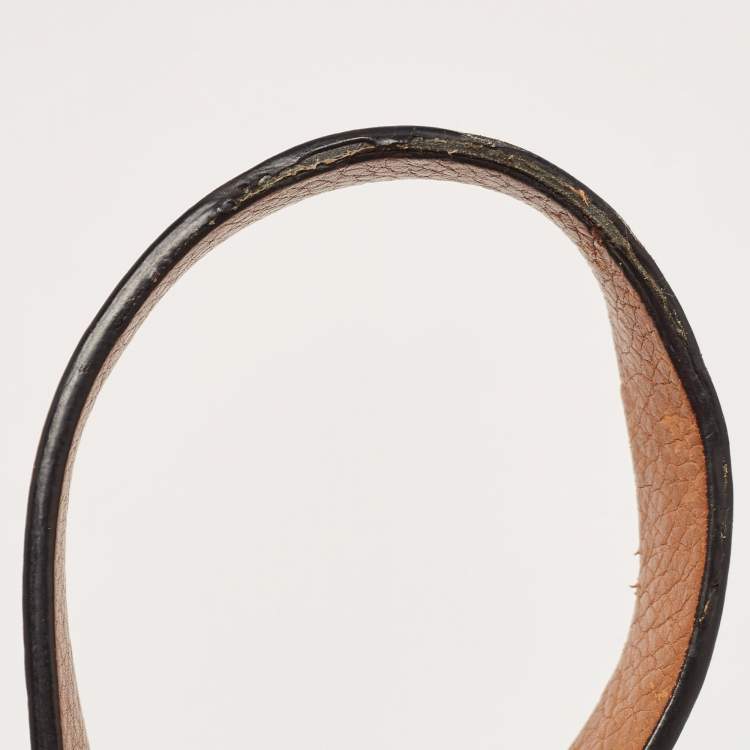 Pre Owned Valentino Brown Pebbled Leather Fringe C-Rockee Tote