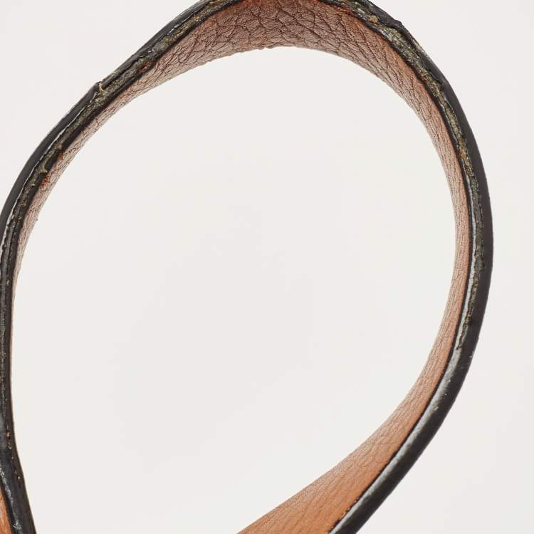 Pre Owned Valentino Brown Pebbled Leather Fringe C-Rockee Tote