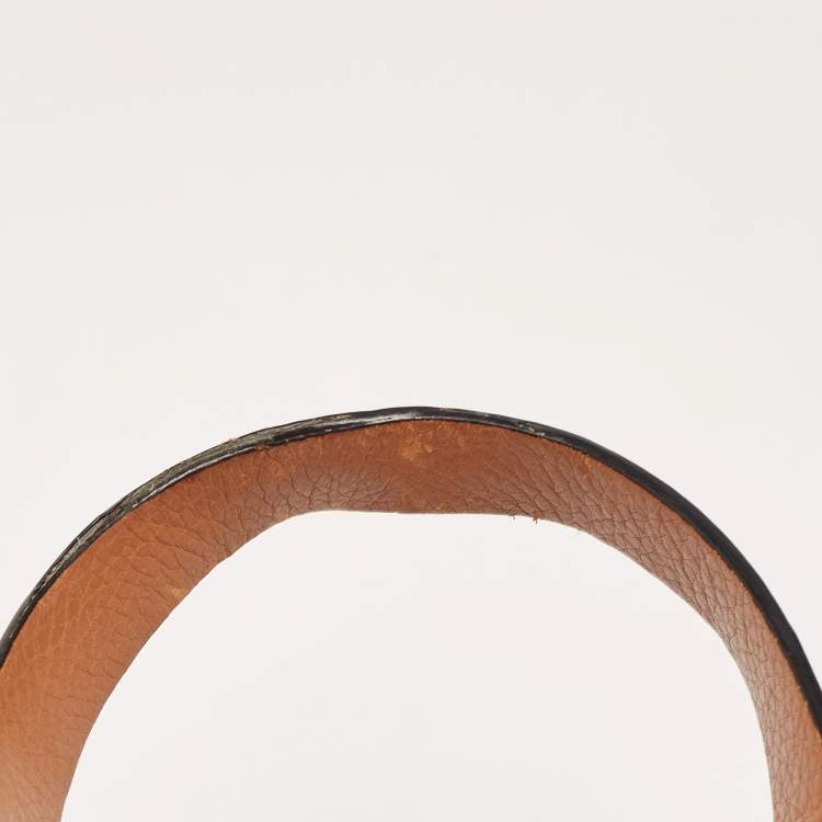 Pre Owned Valentino Brown Pebbled Leather Fringe C-Rockee Tote