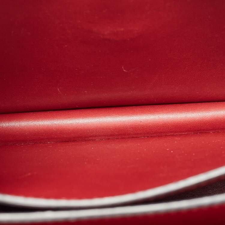 Pre Owned Valentino Red Leather Rockstud Top Handle Bag