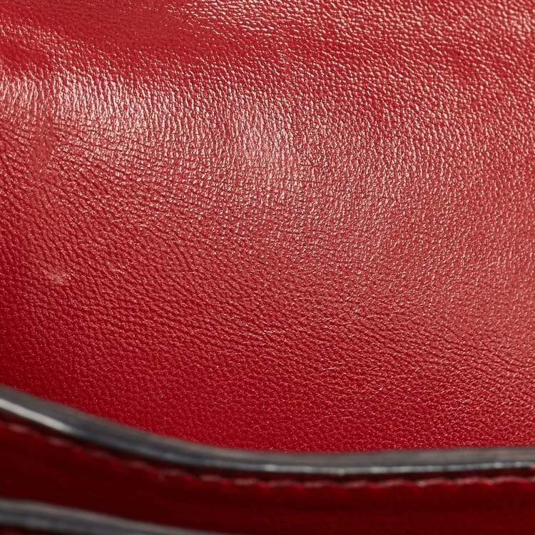 Pre Owned Valentino Red Leather Rockstud Top Handle Bag