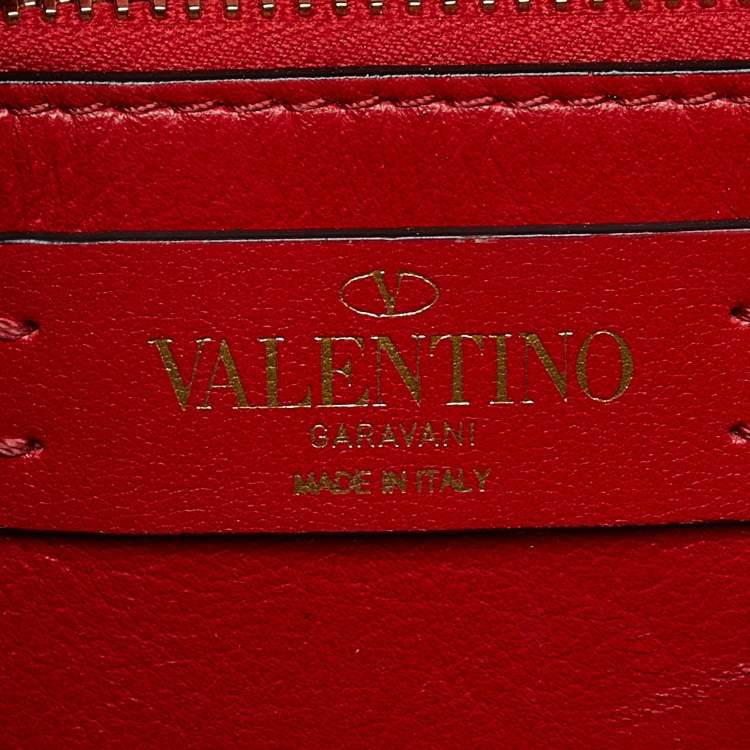 مملوكة مسبقًا Valentino Beige Leather Small VSling Top Handle Bag