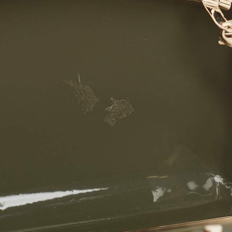 Pre Owned Valentino Dark Grey Plexiglass Rockstud In The Clutch